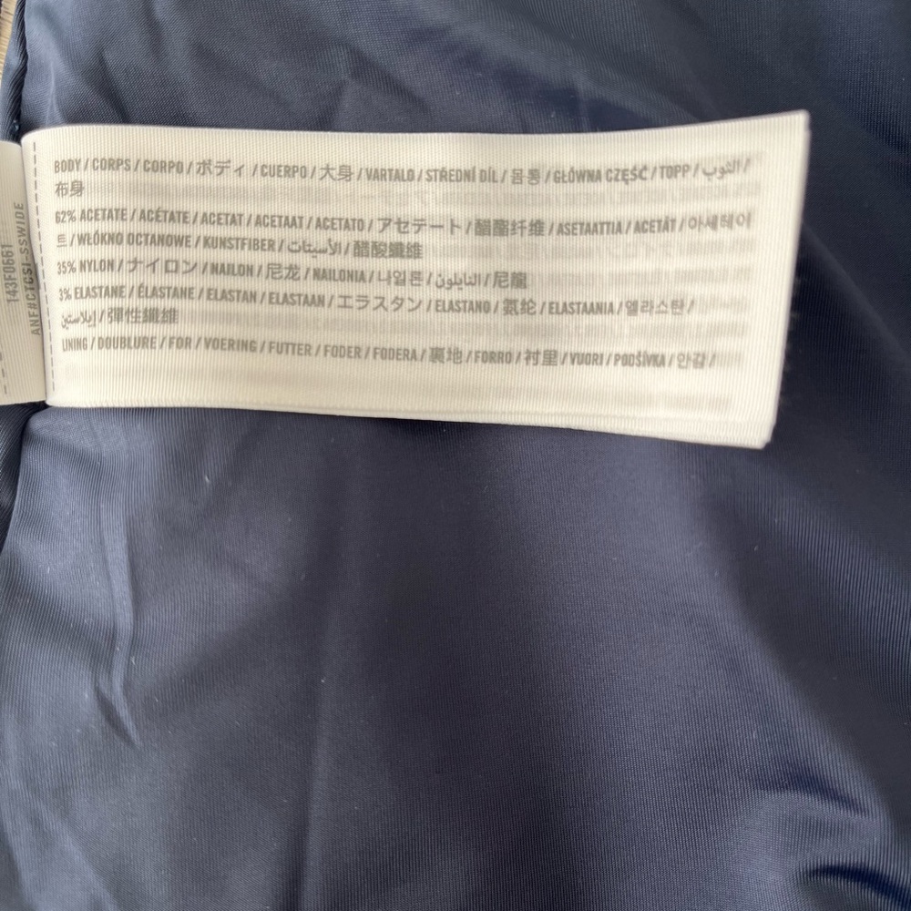Abercrombie A&F Navy Mini Skort - size XXS (equivalent size 00) - NWT - Picture 6 of 6
